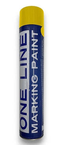 Yellow Line Marking Spray Paint 750ml – Fast-Drying & Durable Aerosol for High-Visibility Marking