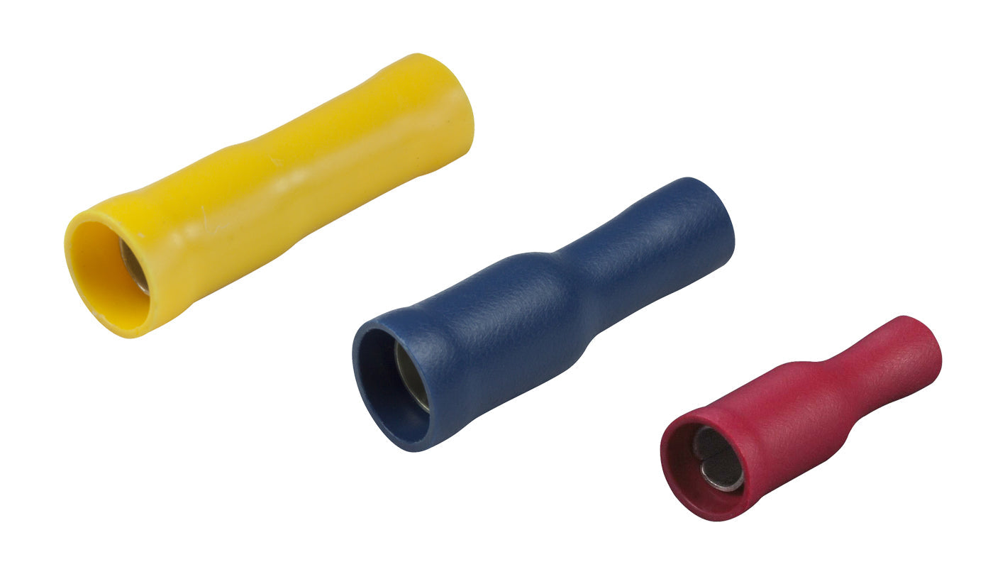 Terminales receptables Blue Bullet de 4,0 mm - Paquete de 100