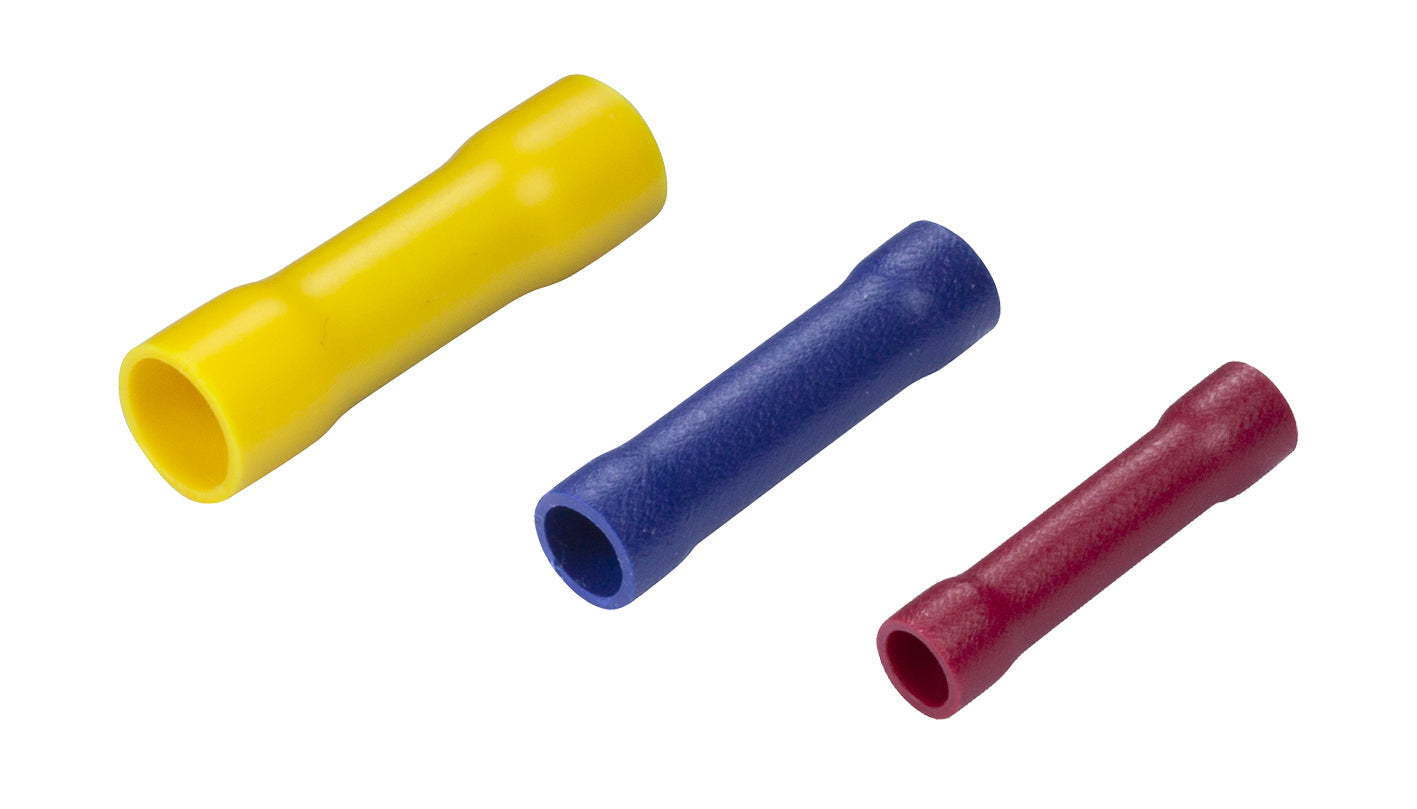 Terminales de conector a tope amarillo de 5,5 mm - Paquete de 100