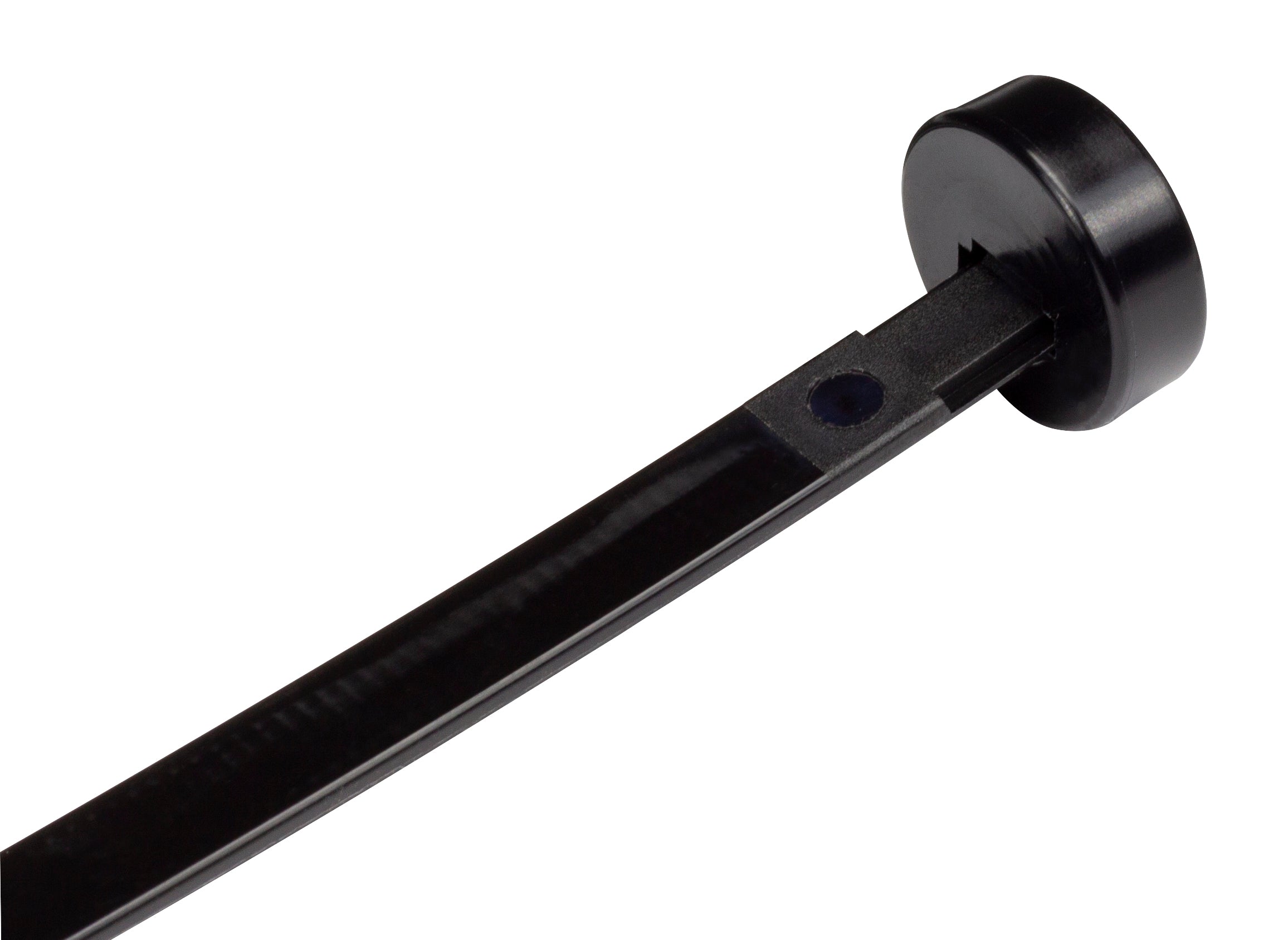 7.6x370mm Button Head/Chassis Mount Cable Ties - Pack of 100