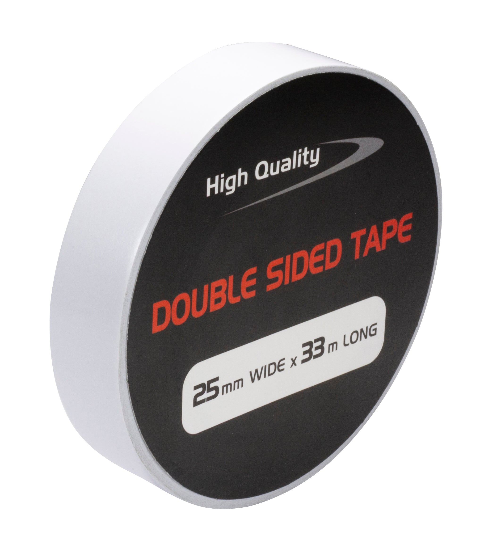 Cinta de doble cara BLANCA 25 mm x 33 m x 0,16 mm de espesor - Por paquete