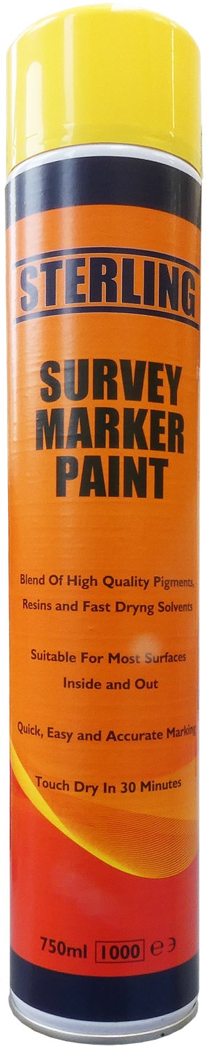 Yellow Line Marker Aerosol Spray 750ml