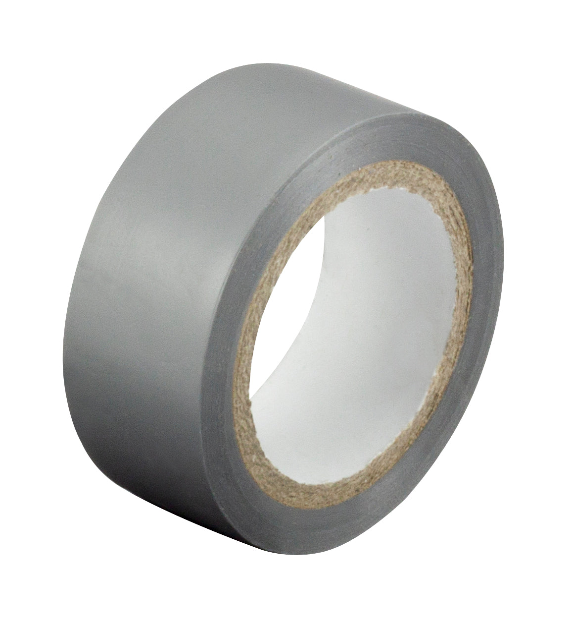 Tamaño de la cinta de PVC: rollo de 19 mm x 5 m - gris - paquete de 10