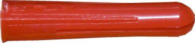 Red Plastic Wall Plugs 5.5/6mm - Per Pack