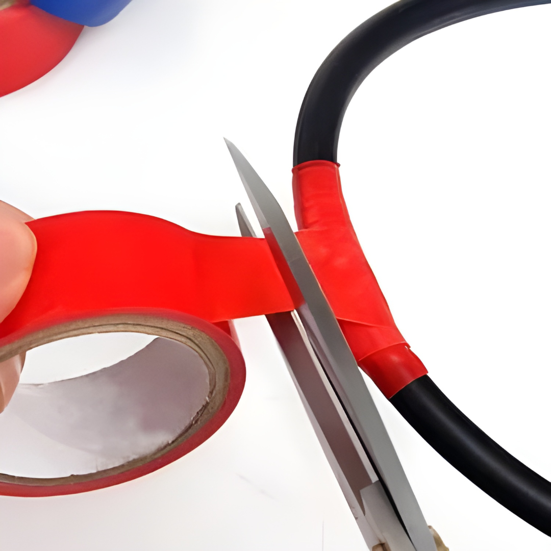Red PVC Electrical Tape 19mm x 20m – Insulation, Flame-Resistant & Durable