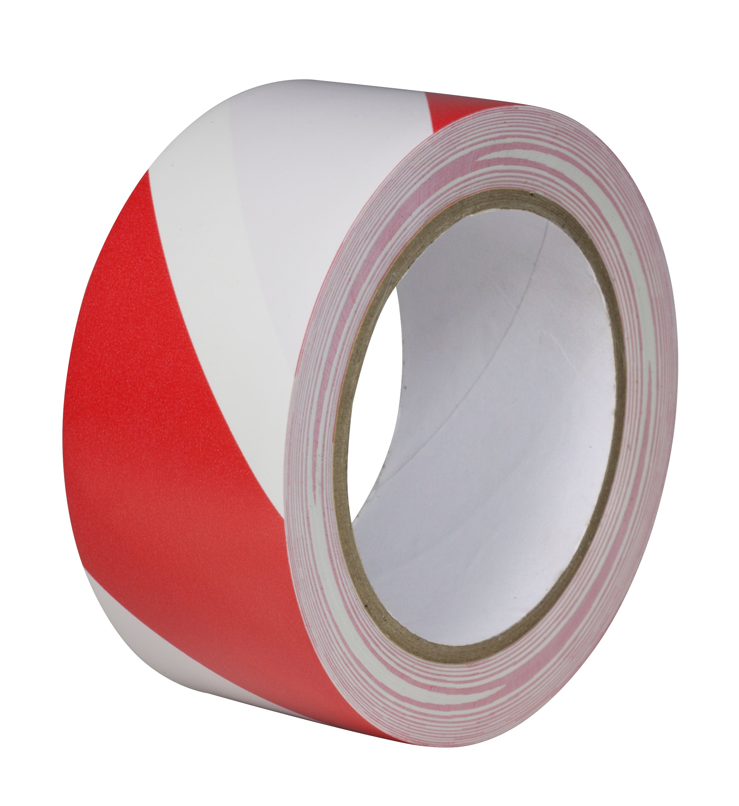 Adhesive Hazard Warning Tape (RED/WHITE) 50mm x 33m