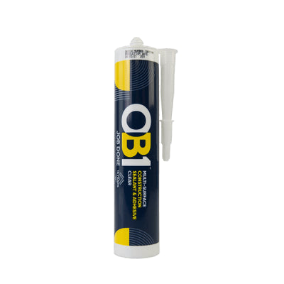 OB1 Clear Construction Sealant & Adhesive 290Ml