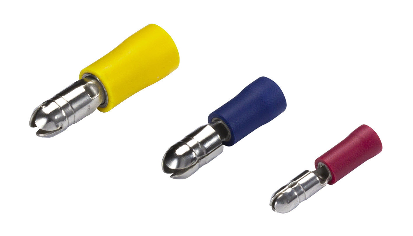 Yellow Bullet 5.0mm terminals - Pack of 100