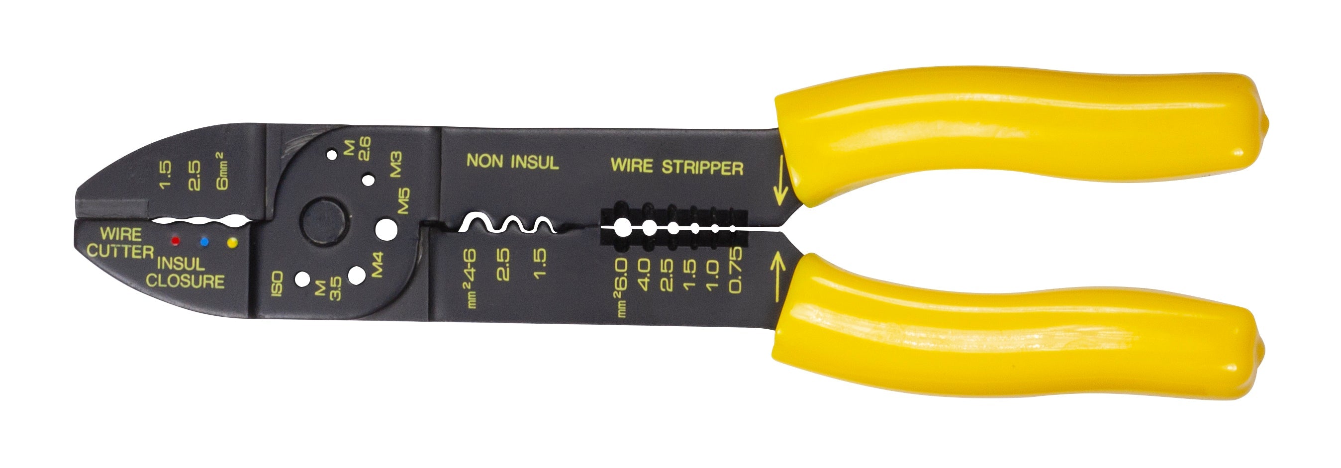 Basin Plier Type Crimper , Cutter and Stripper General Purpose Use - Per Pack