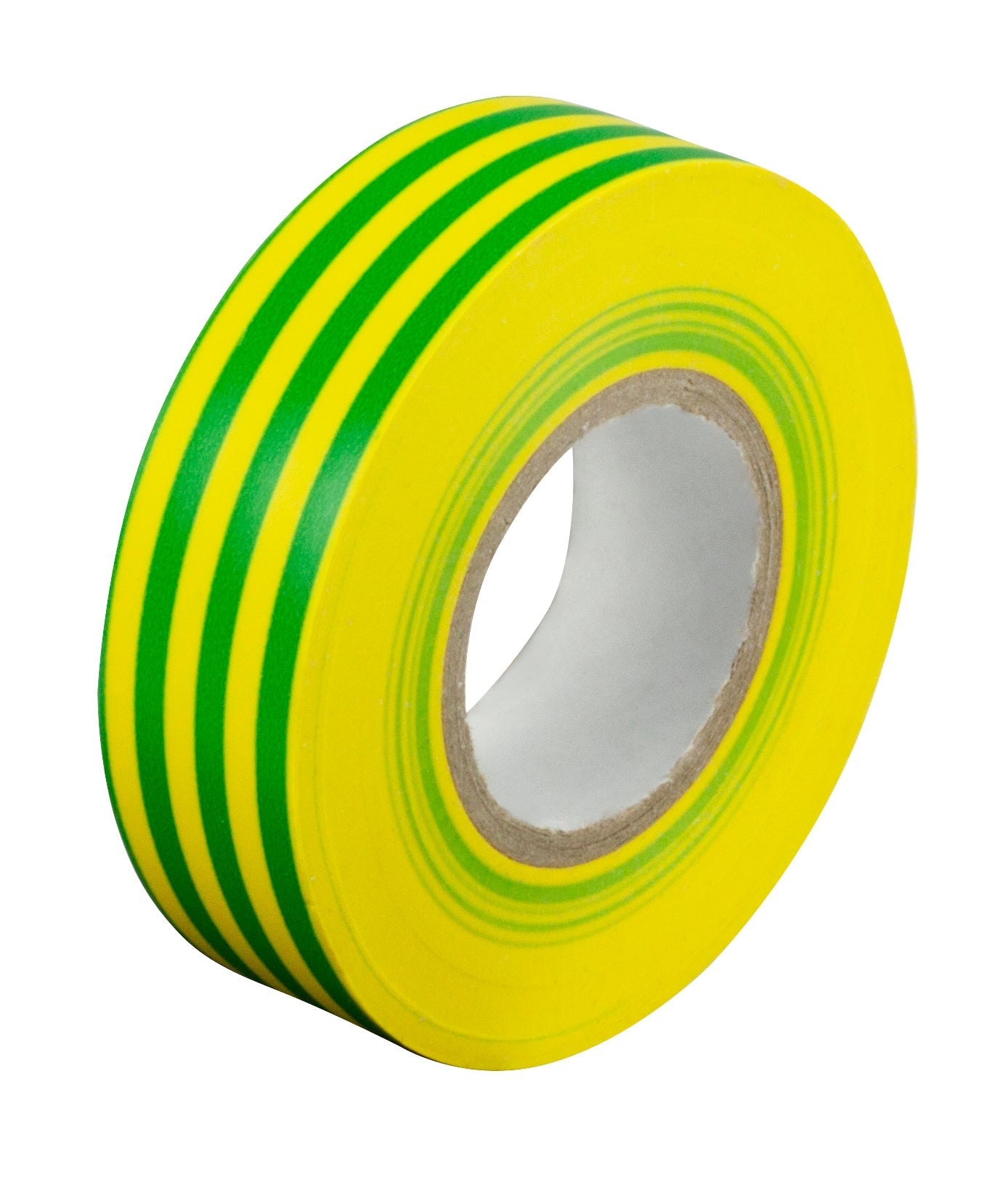 PVC Tape Size: 19mmx20m Roll - Green/Yellow - Pack of 10